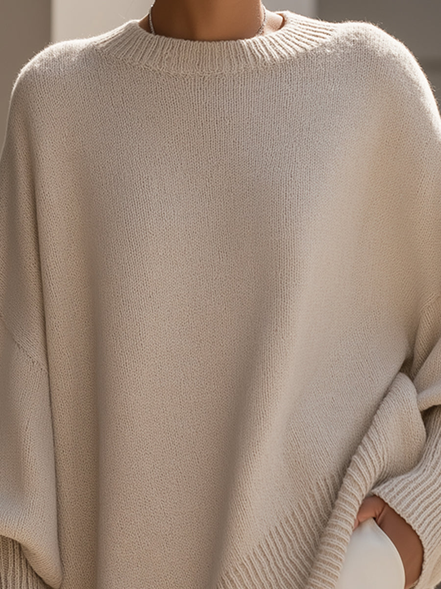 NATALIE – ASYMMETRISCHE COZY OVERSIZED TRUI