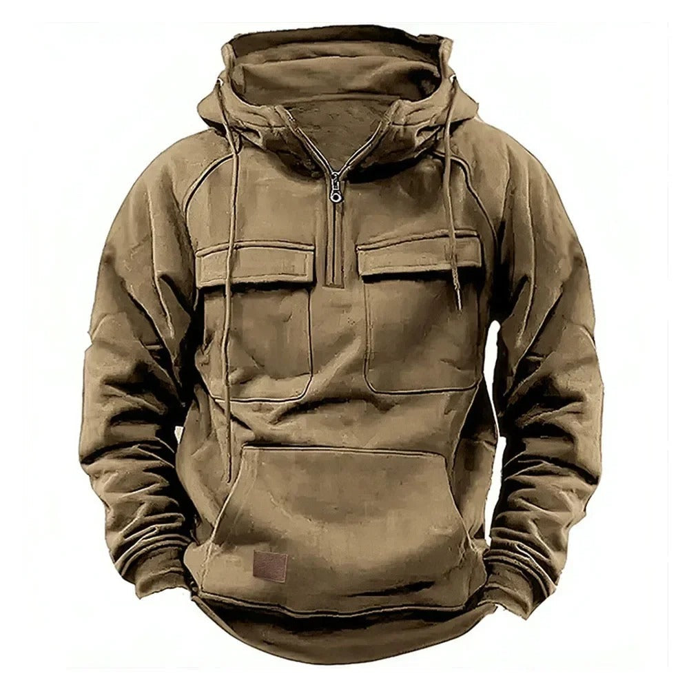 CHRIS – FUNCTIONELE HOODED PULLOVER