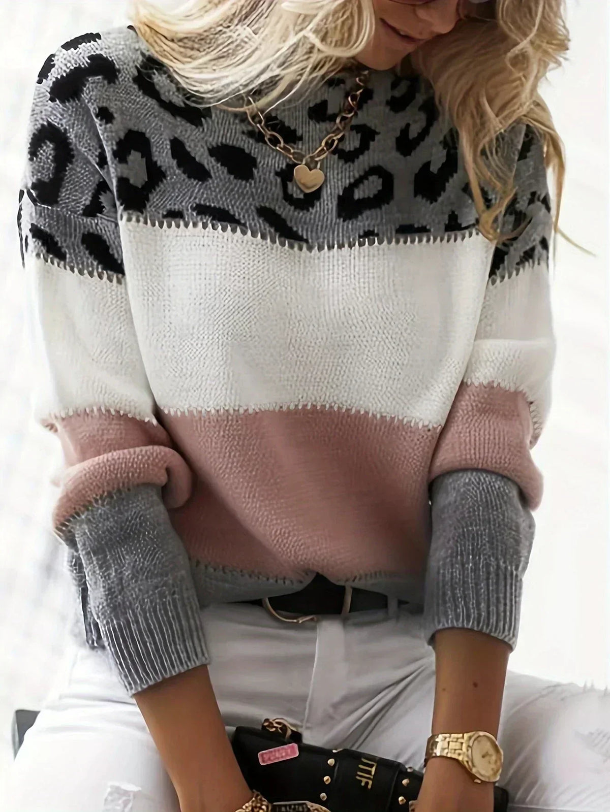 Kelly Chic Luipaard Trui
