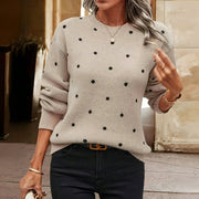 HAZEL – GEZELLIGE POLKA BREISWEATER