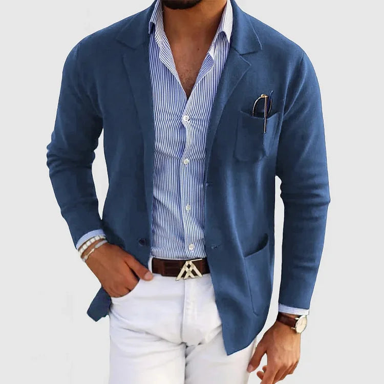 Stijlvolle Herenblazer met Comfortabel Klepzakken - Dan