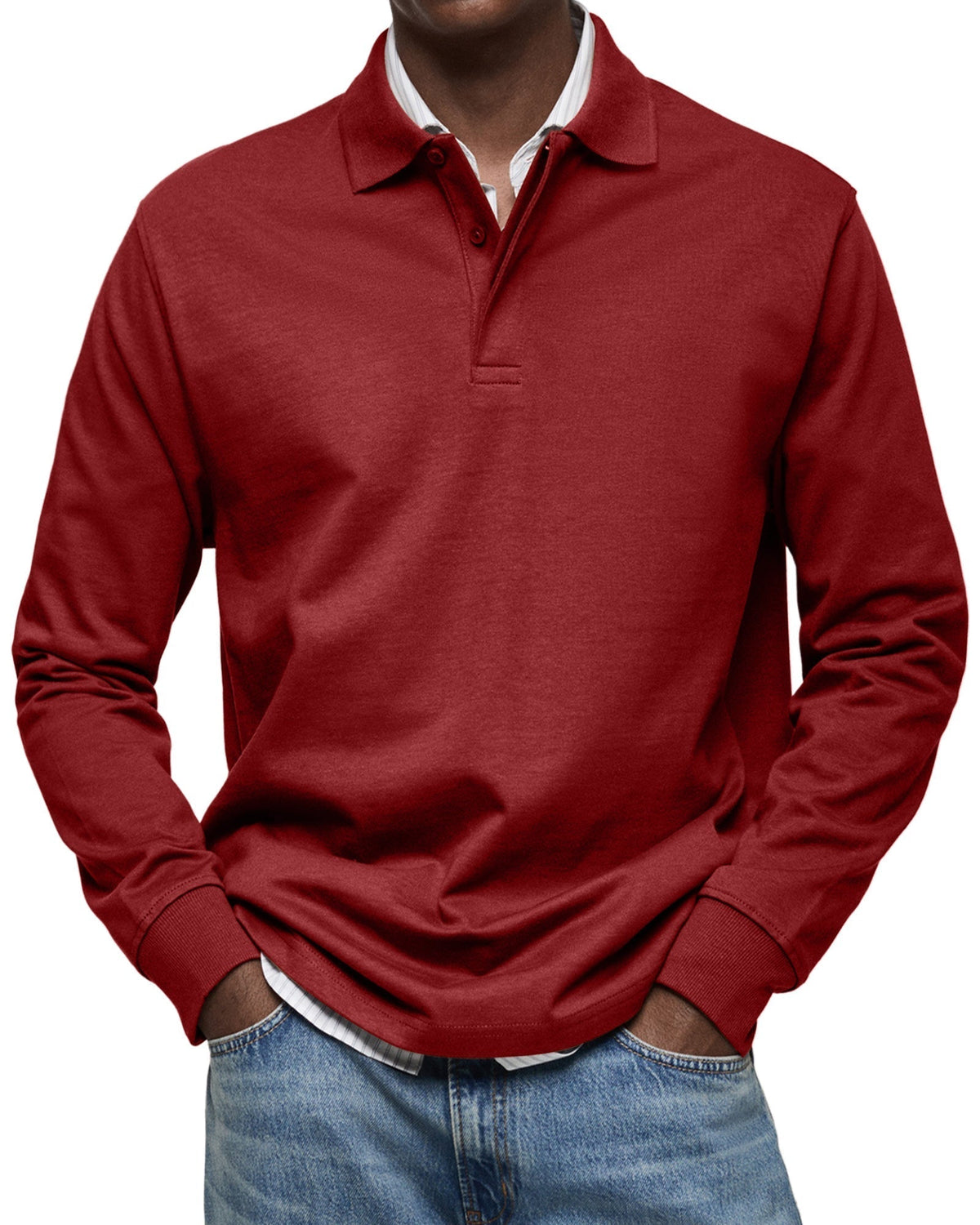 Bellario - Luxe Poloshirt met Lange Mouwen