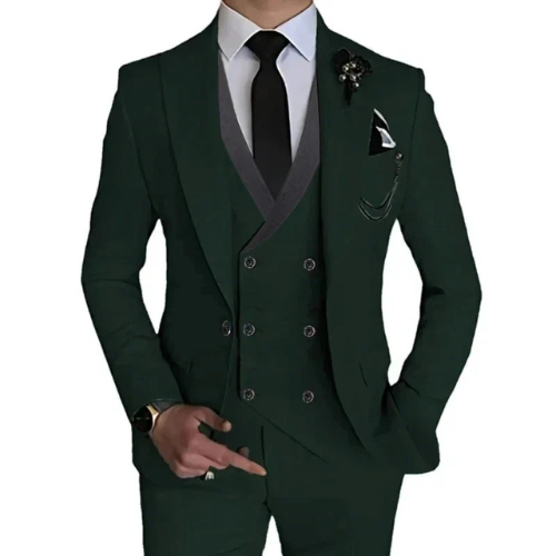 Stijlvol 3-delig Slim Fit Pak Heren