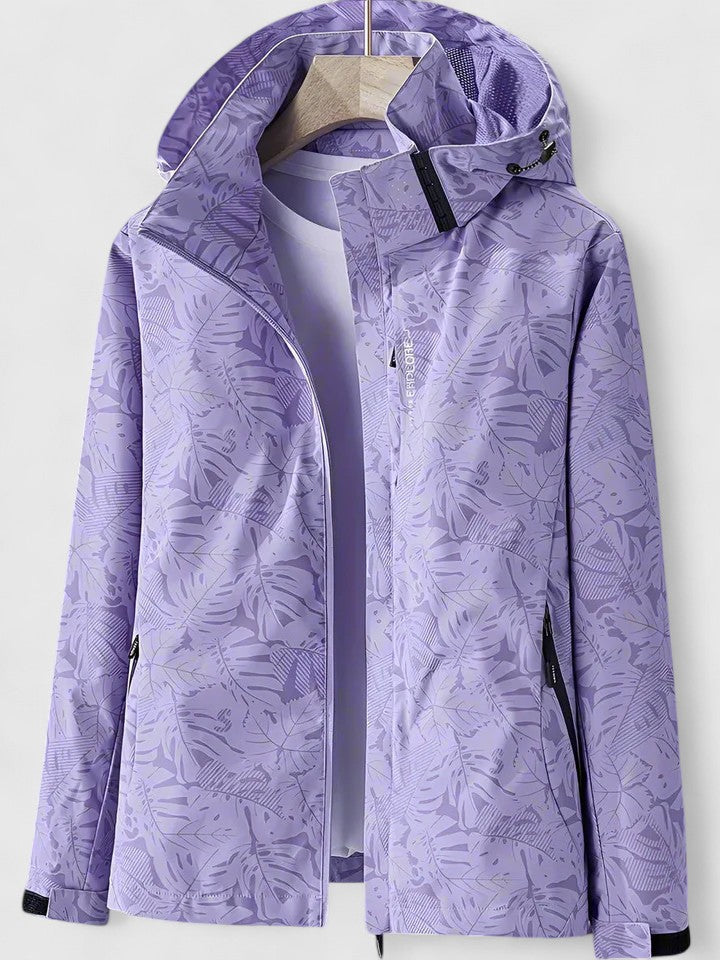PRIM – MODERNE BLADPRINT HOODED JAS