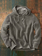 PETER – TEXTUUR GEHAKTE HOODIE