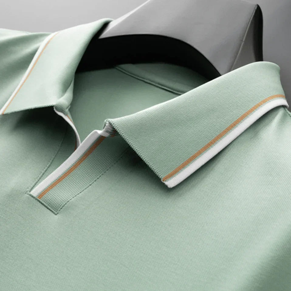 Vincenzo Prestige Zijde Polo Shirt