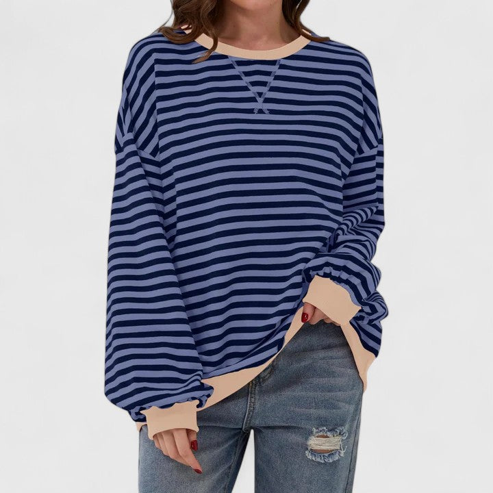 GRACE – OVERSIZED GESTREEPTE TRUI