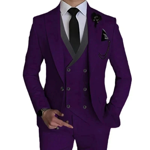 Stijlvol 3-delig Slim Fit Pak Heren