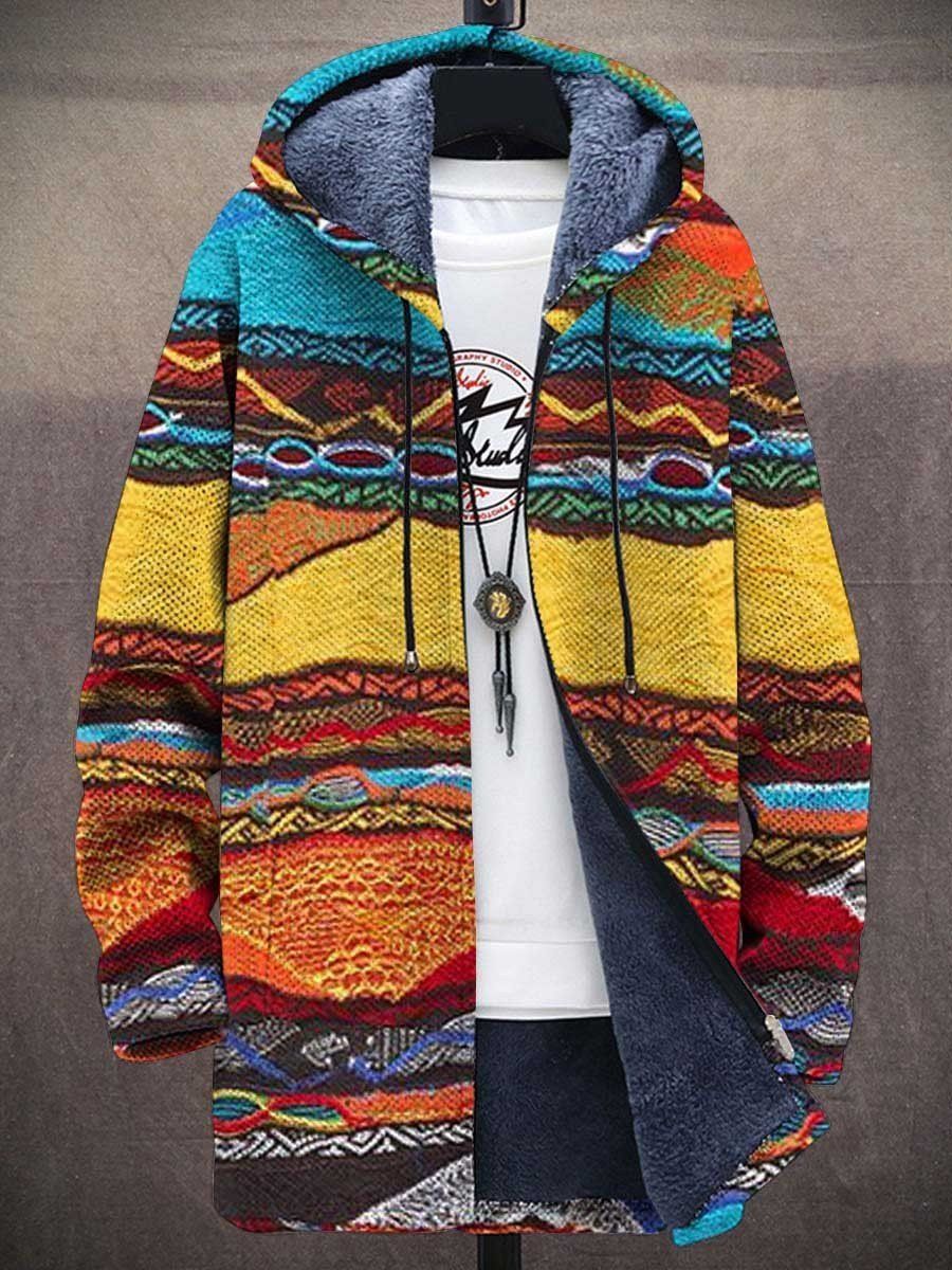 Retro colorblock-vest voor heren