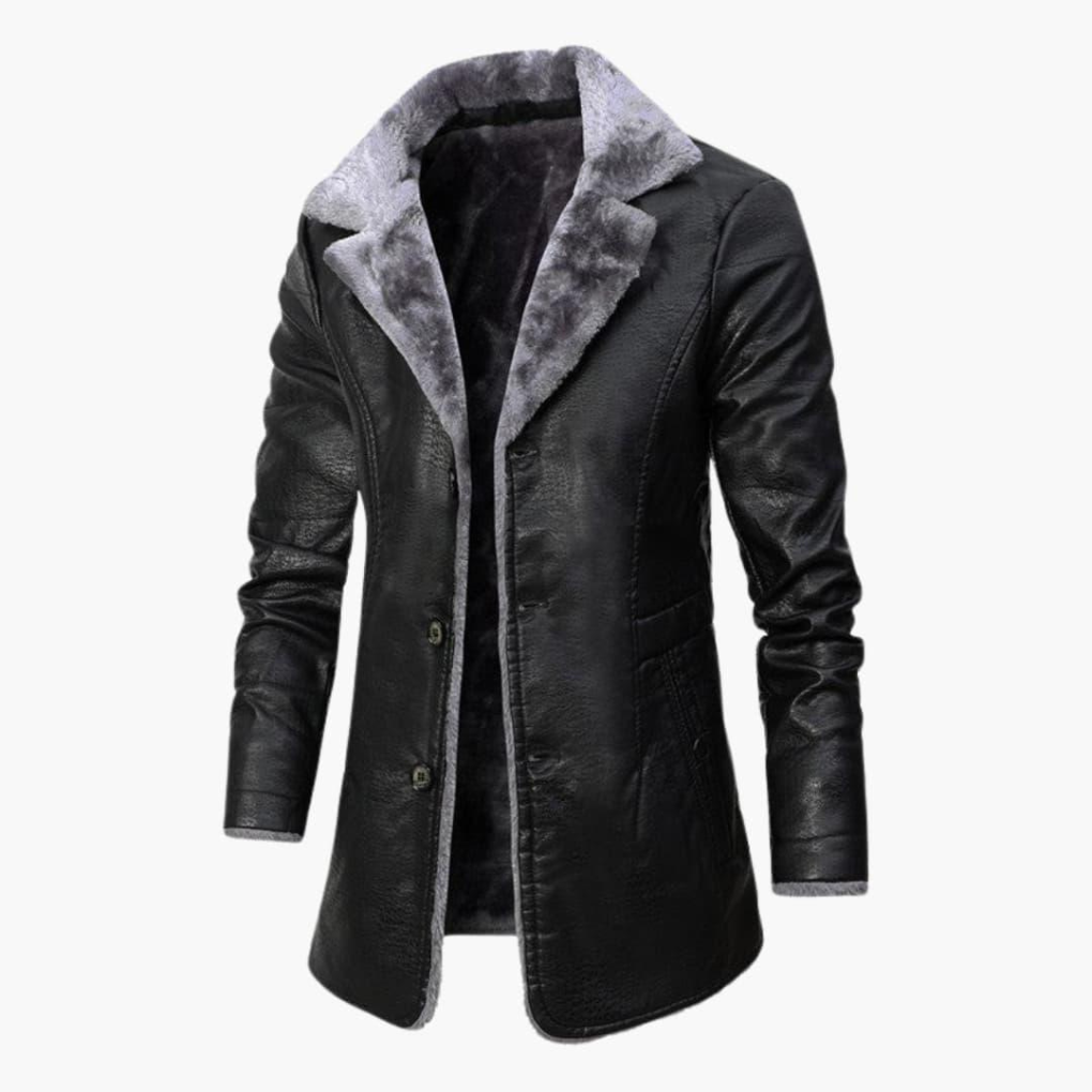 Wollen Winterjas – Elegante Jas voor Mannen, Warm