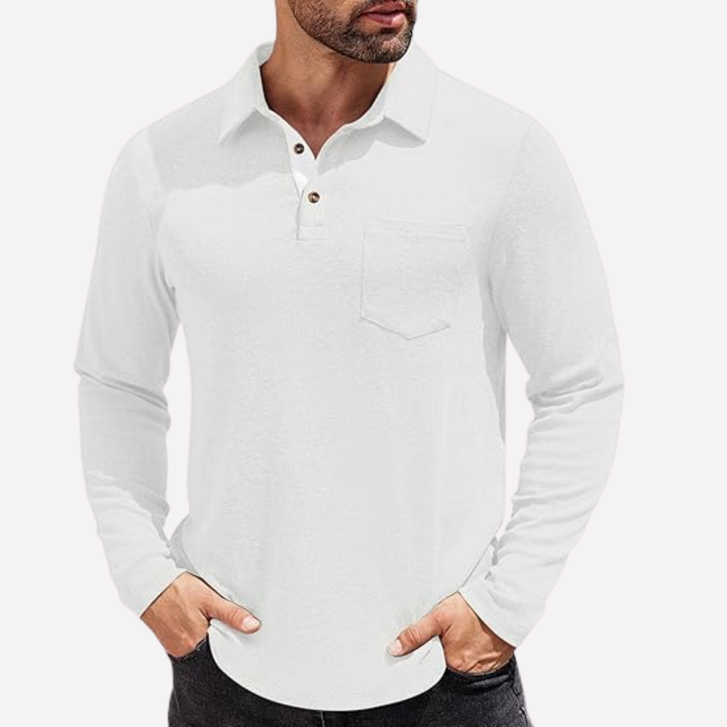 Heren Casual Crew Neck T-Shirt – Klassieke Stijl voor Elke Dag