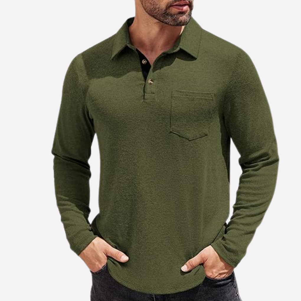 Heren Casual Crew Neck T-Shirt – Klassieke Stijl voor Elke Dag