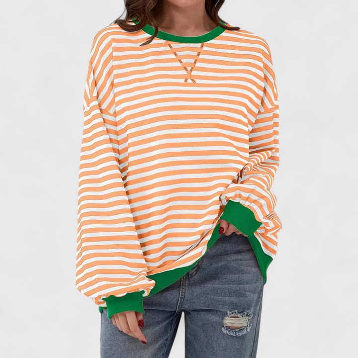 GRACE – OVERSIZED GESTREEPTE TRUI