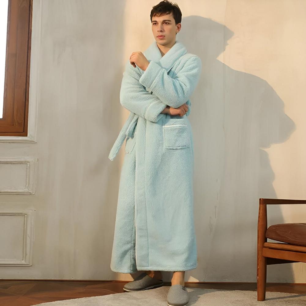 Luxe fleece badjas voor warmte en comfort