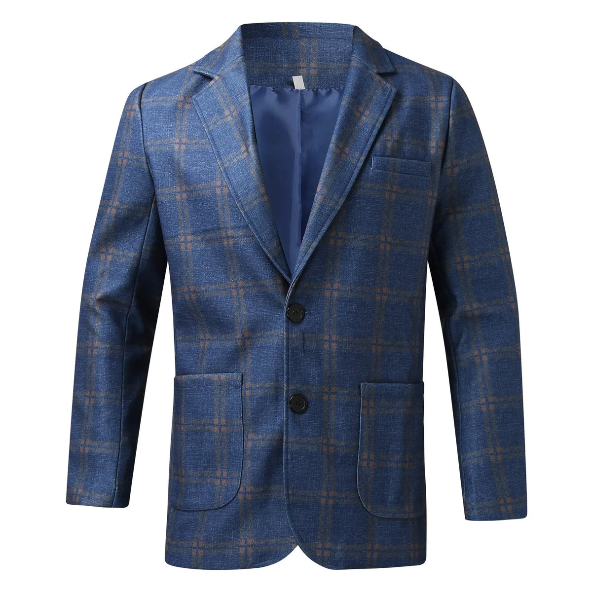 Vintage Heren Blazer met Ruitenprint