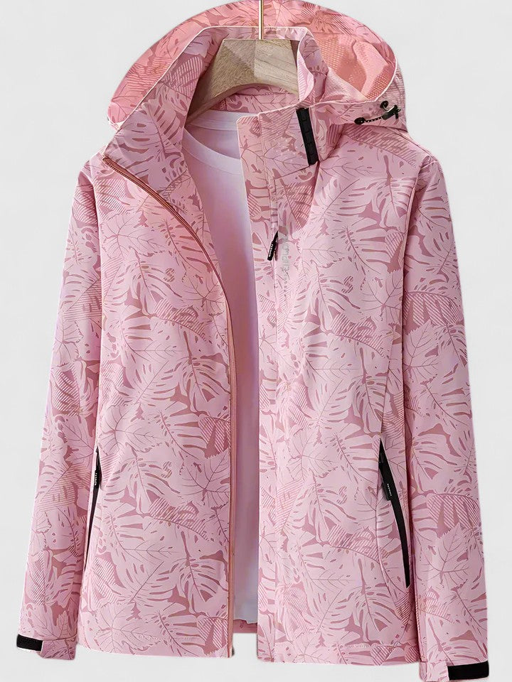 PRIM – MODERNE BLADPRINT HOODED JAS