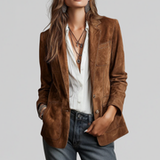 Brenda | Zachte Suède-Touch Blazer