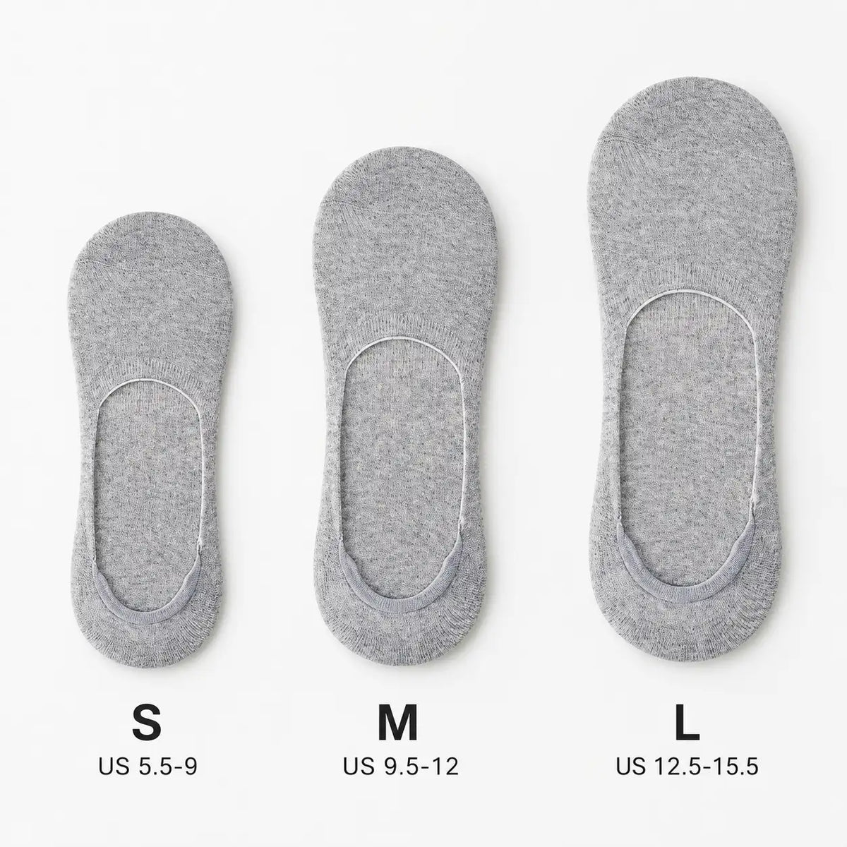 Onzichtbare Katoenen Antislip Sokken (3 Maten)