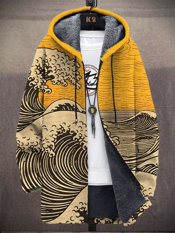 Retro colorblock-vest voor heren