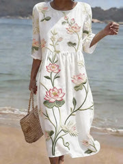 Kayla | Bloemenprint zomerjurk