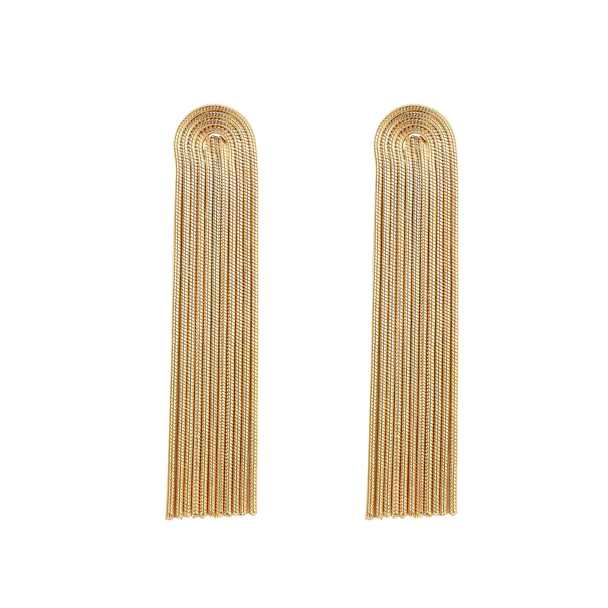 Statement String Oorbellen