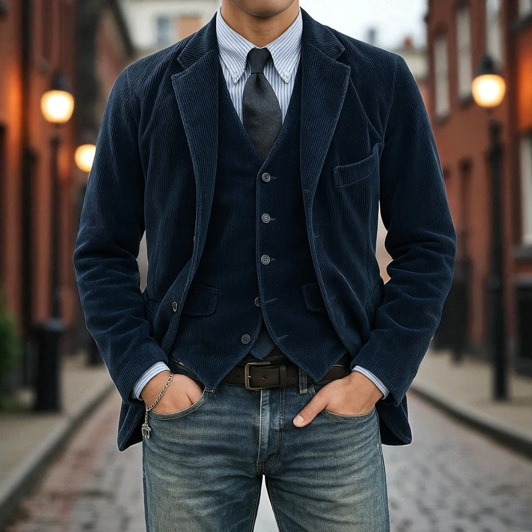 Van Laar | 2-DELIGE PAK: BLAZER EN VEST