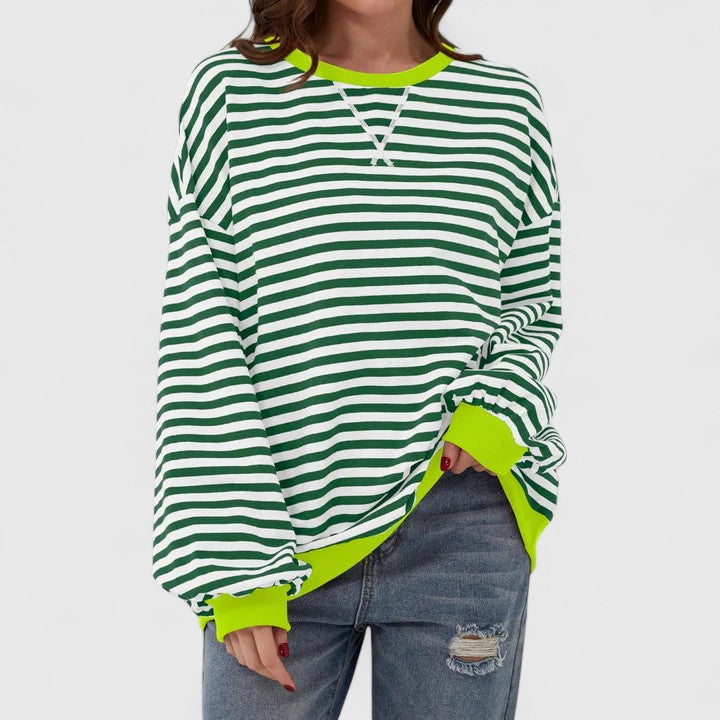 GRACE – OVERSIZED GESTREEPTE TRUI