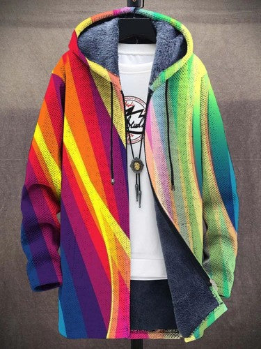 Retro colorblock-vest voor heren