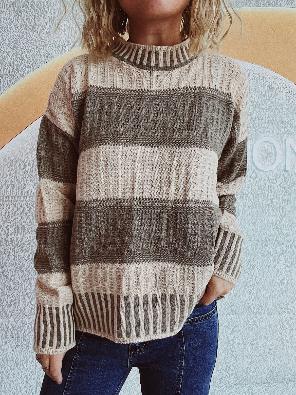 Comfortabel Dames Trui Voor De Herfst en Winter