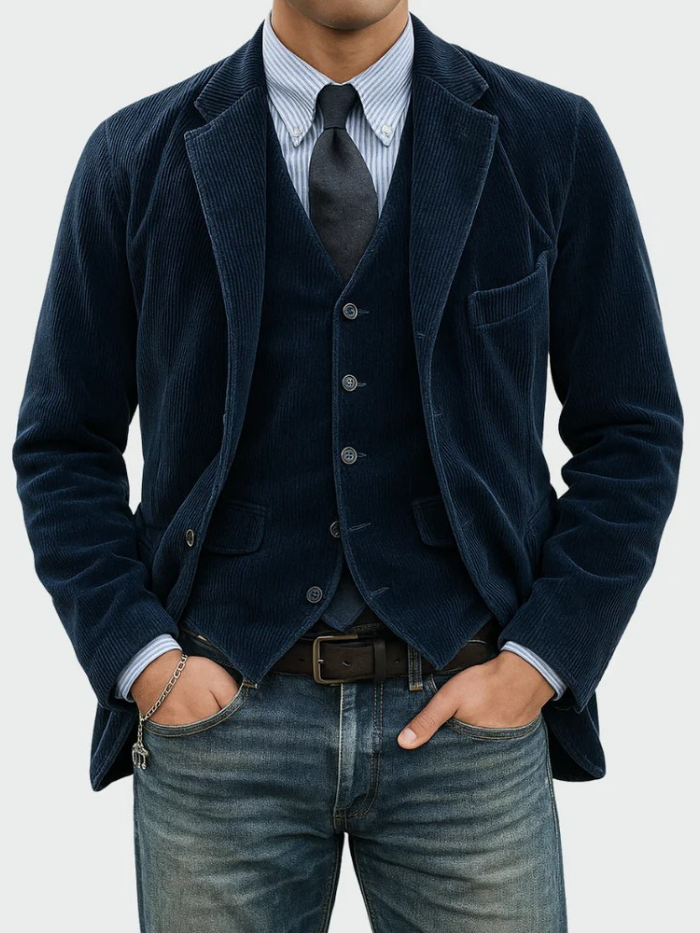 Van Laar | 2-DELIGE PAK: BLAZER EN VEST