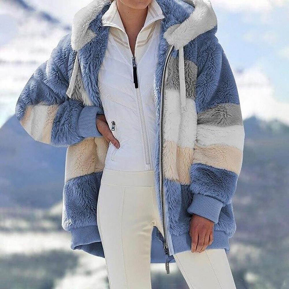 KAREN | Fluffy Warme Oversized Hoodie Jas