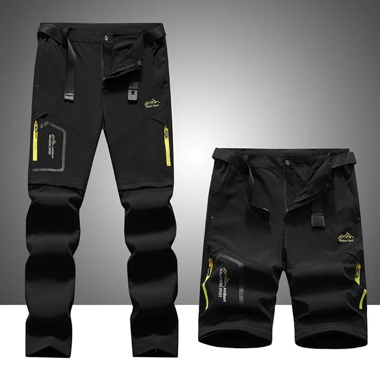Sneldrogende heren Outdoorbroek met Afritsbare Pijpen