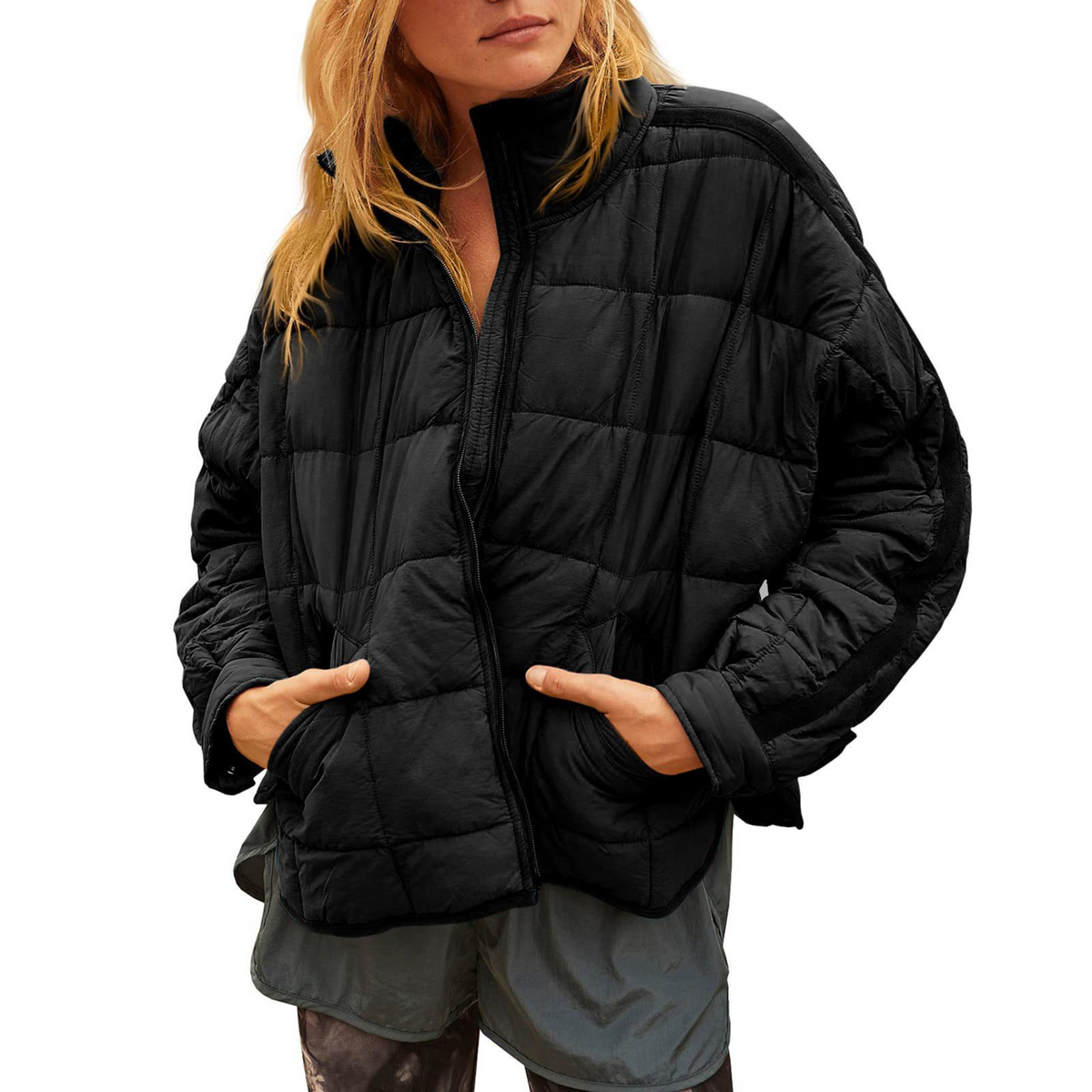 APRIL - Lichtgewicht Compacte Zip Puffer Jas