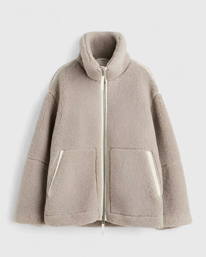 BROOKE – COZY SHERPA ZIP JACKET