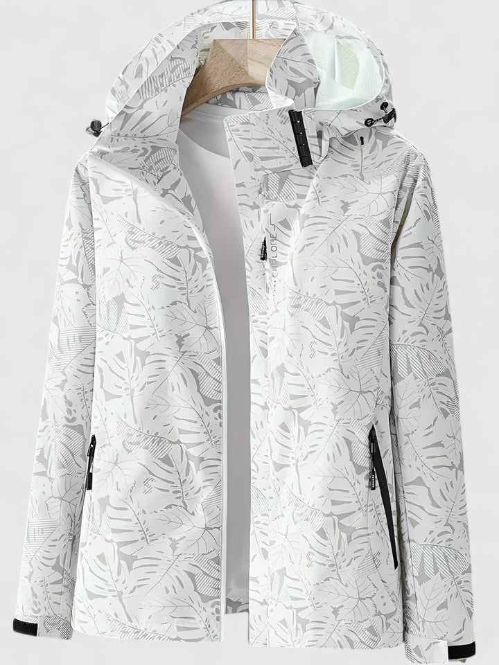 PRIM – MODERNE BLADPRINT HOODED JAS