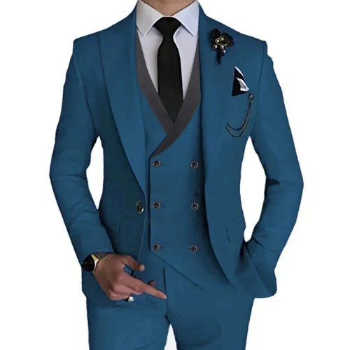 Stijlvol 3-delig Slim Fit Pak Heren