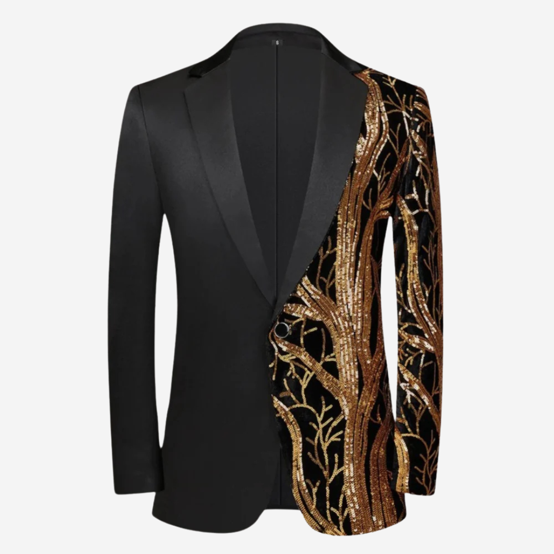 Luxe Pailletten Blazer Heren