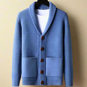 Linden Dikke Gebreide Wol Cardigan