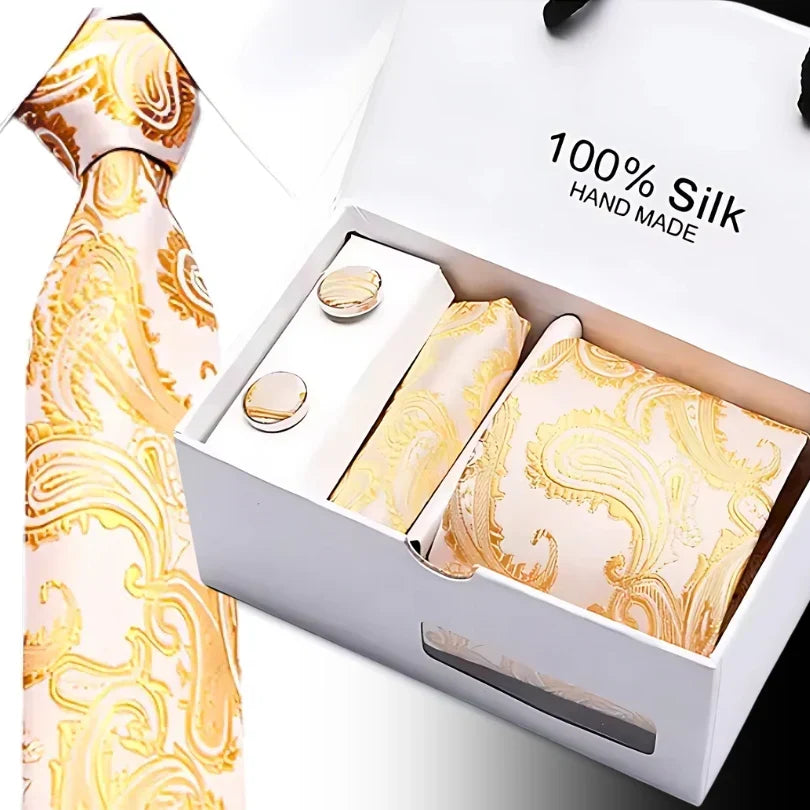 TieBox | Luxe Zijden Stropdas Cadeauset voor Mannen