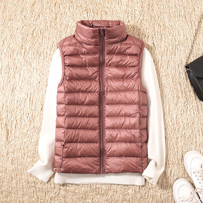 Charlotte – Nieuwe Waterdichte Vest met Witte Eendendons