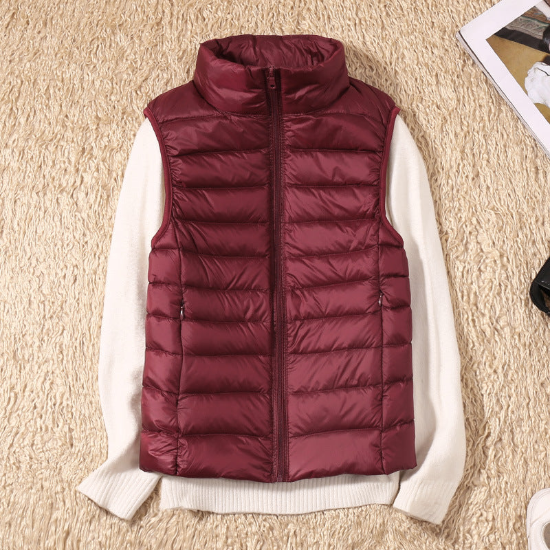Charlotte – Nieuwe Waterdichte Vest met Witte Eendendons