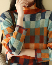 Madi - Cashmere Luxe Patchwork Coltrui