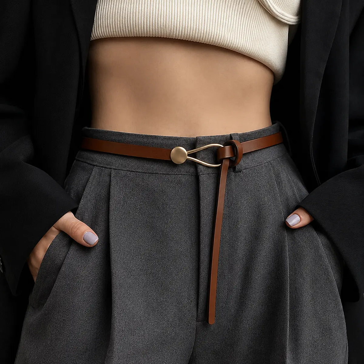 La Marélie Luxe Leren Riem
