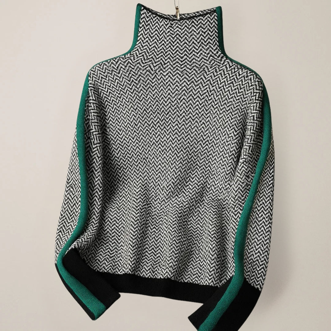 MADISON – MODERN EDGE HIGH-NECK TOP