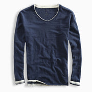 Riku Katoenen Lange Mouwen Shirt
