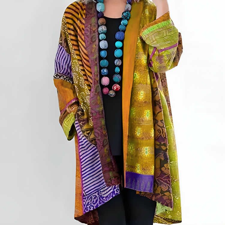 EUNICE – BOHEMIAANS PATCHWORK KIMONO
