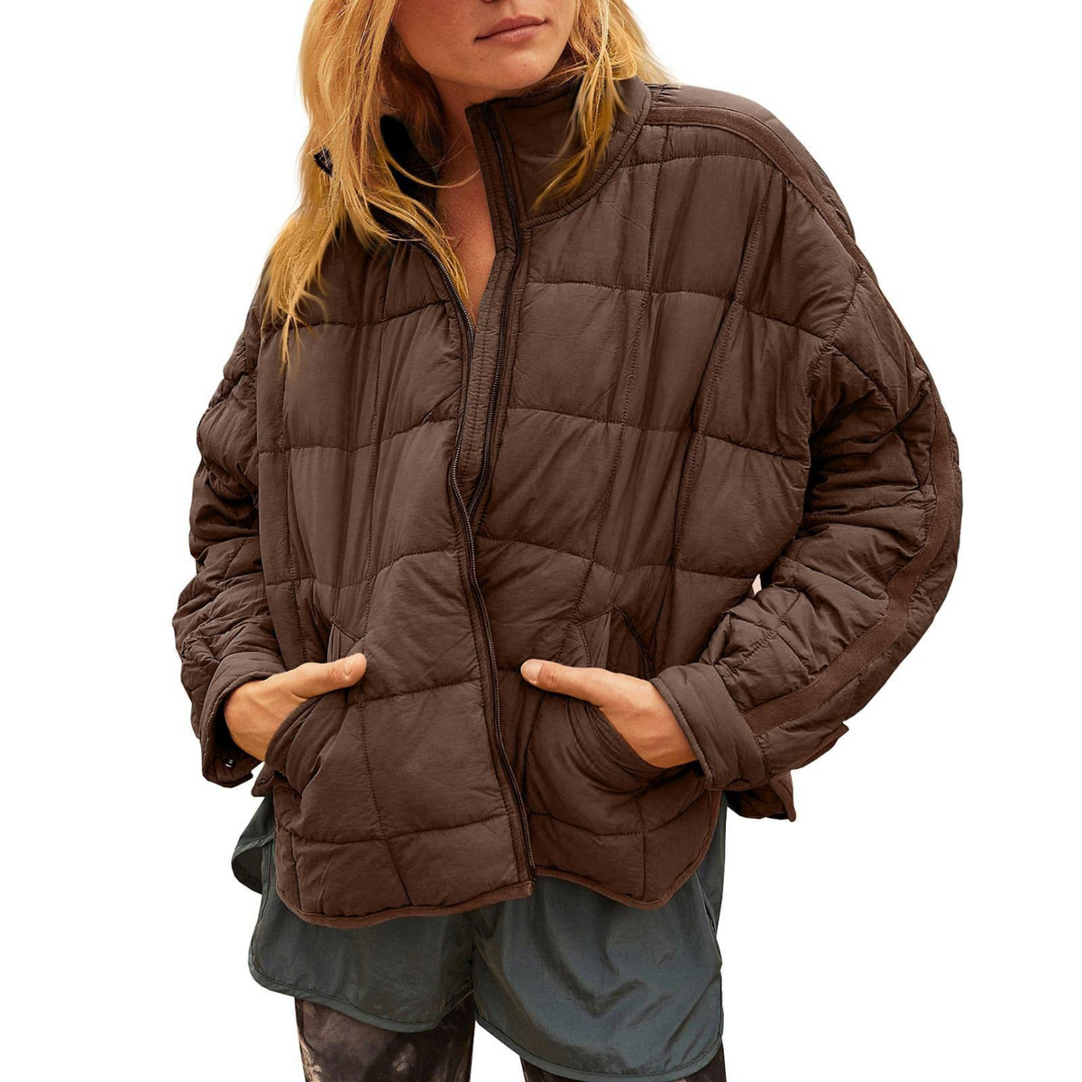 APRIL - Lichtgewicht Compacte Zip Puffer Jas