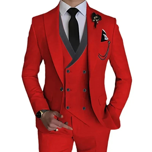 Stijlvol 3-delig Slim Fit Pak Heren