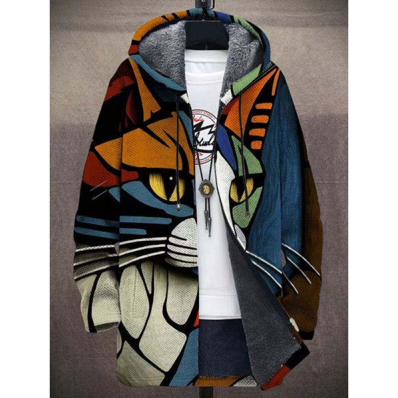 Retro colorblock-vest voor heren