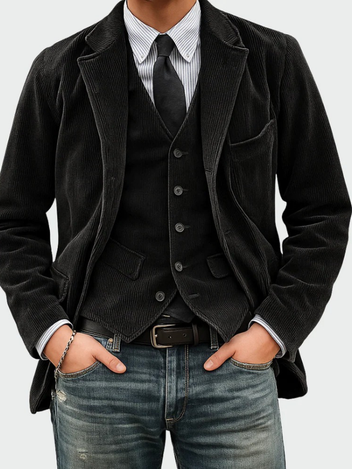 Van Laar | 2-DELIGE PAK: BLAZER EN VEST